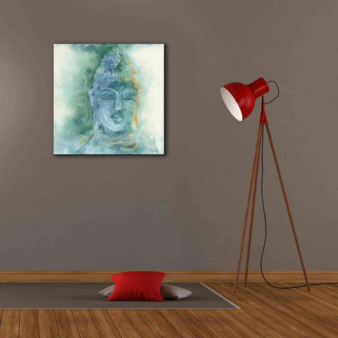 Image of 'Gilded Buddha II' by Chris Paschke, Giclee Canvas Wall Art,26 x 26