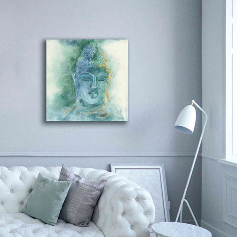Image of 'Gilded Buddha II' by Chris Paschke, Giclee Canvas Wall Art,37 x 37