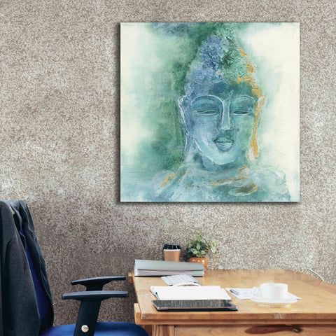 Image of 'Gilded Buddha II' by Chris Paschke, Giclee Canvas Wall Art,37 x 37