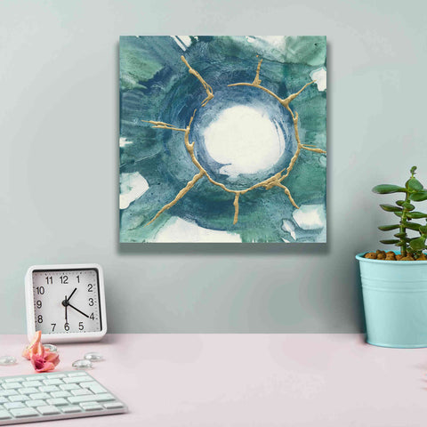 Image of 'Dharma Wheel I' by Chris Paschke, Giclee Canvas Wall Art,12 x 12