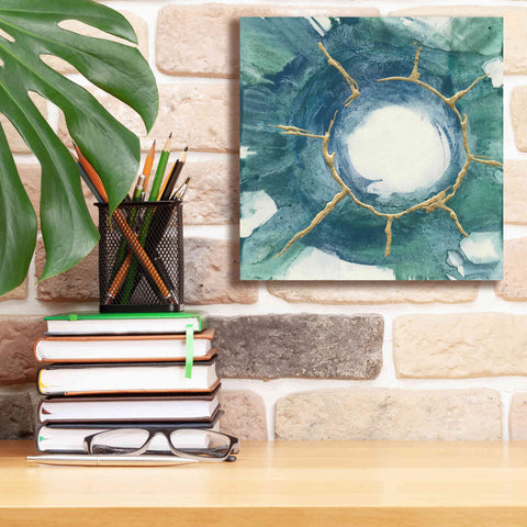 Image of 'Dharma Wheel I' by Chris Paschke, Giclee Canvas Wall Art,12 x 12