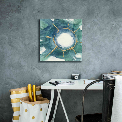 Image of 'Dharma Wheel I' by Chris Paschke, Giclee Canvas Wall Art,18 x 18