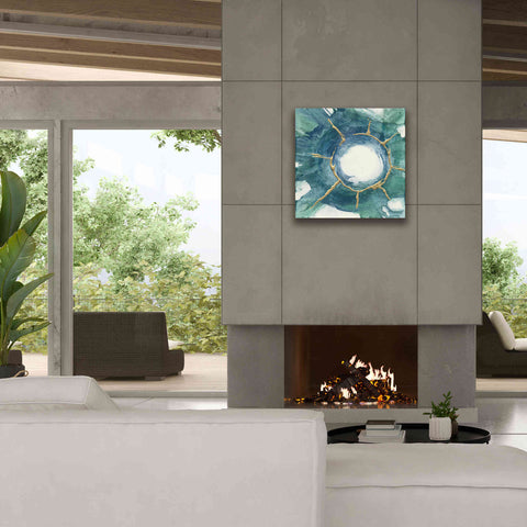 Image of 'Dharma Wheel I' by Chris Paschke, Giclee Canvas Wall Art,26 x 26