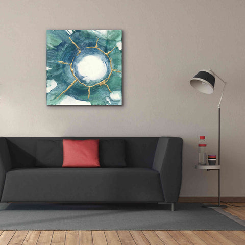 Image of 'Dharma Wheel I' by Chris Paschke, Giclee Canvas Wall Art,37 x 37