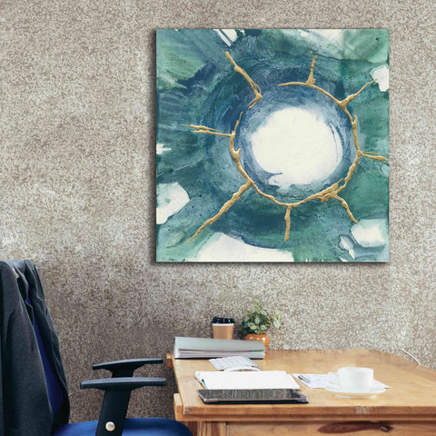 Image of 'Dharma Wheel I' by Chris Paschke, Giclee Canvas Wall Art,37 x 37