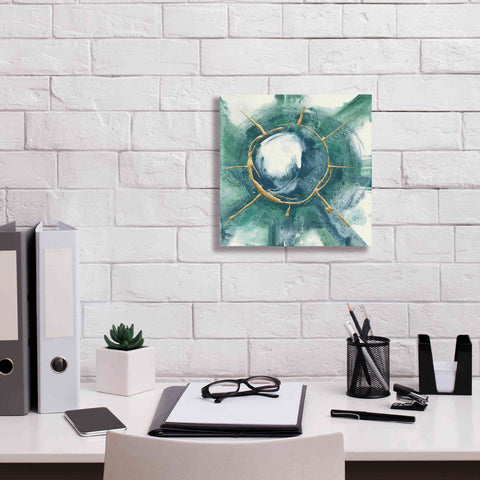 Image of 'Dharma Wheel II' by Chris Paschke, Giclee Canvas Wall Art,12 x 12