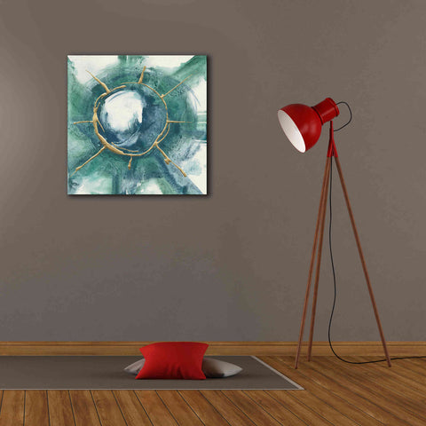 Image of 'Dharma Wheel II' by Chris Paschke, Giclee Canvas Wall Art,26 x 26