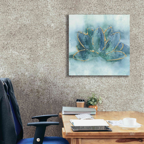 Image of 'Buddha Lotus' by Chris Paschke, Giclee Canvas Wall Art,26 x 26