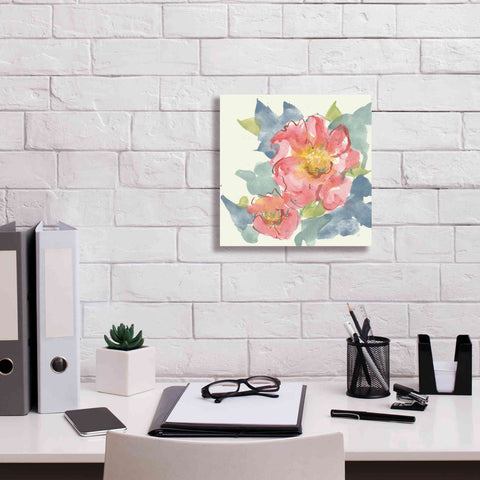 Image of 'Peony In The Pink II' by Chris Paschke, Giclee Canvas Wall Art,12 x 12