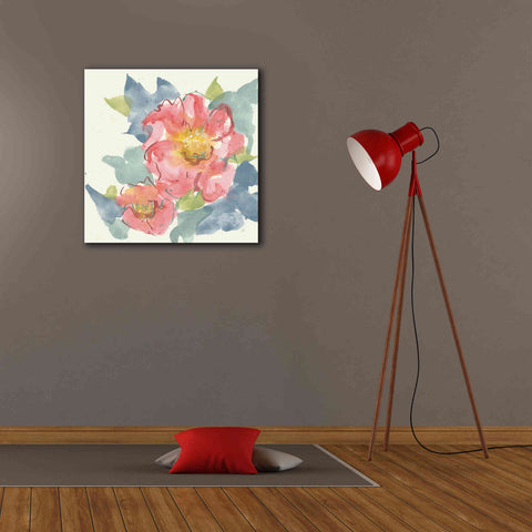 Image of 'Peony In The Pink II' by Chris Paschke, Giclee Canvas Wall Art,26 x 26