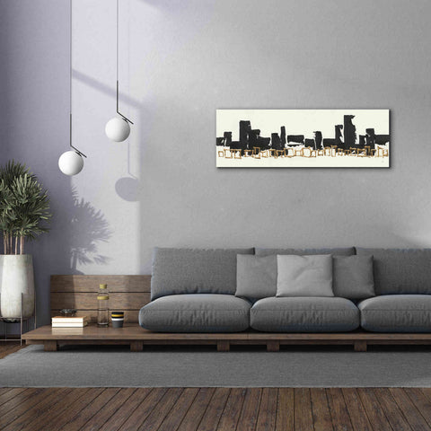 Image of 'Gilded Boxes I' by Chris Paschke, Giclee Canvas Wall Art,60 x 20