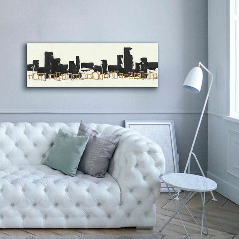 Image of 'Gilded Boxes I' by Chris Paschke, Giclee Canvas Wall Art,60 x 20