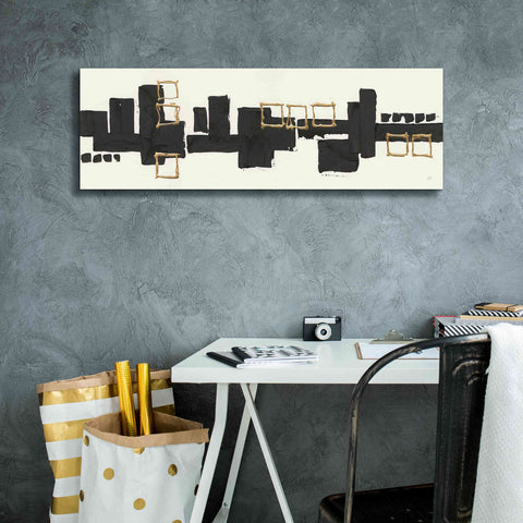 Image of 'Gilded Boxes II' by Chris Paschke, Giclee Canvas Wall Art,36 x 12