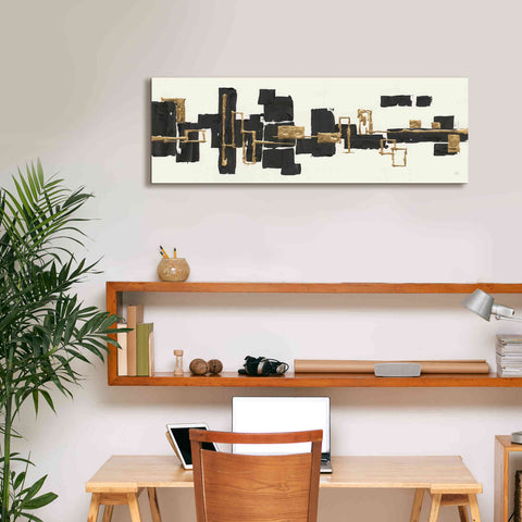 Image of 'Gilded Boxes III' by Chris Paschke, Giclee Canvas Wall Art,36 x 12