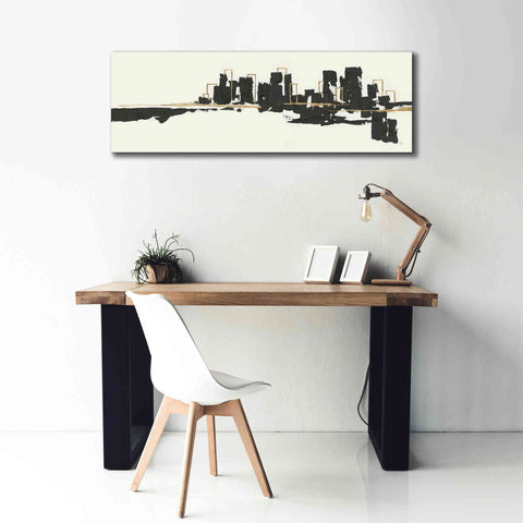 Image of 'Gilded City I' by Chris Paschke, Giclee Canvas Wall Art,60 x 20