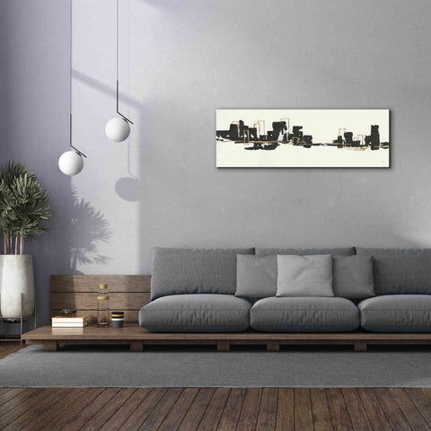 Image of 'Gilded City II' by Chris Paschke, Giclee Canvas Wall Art,60 x 20