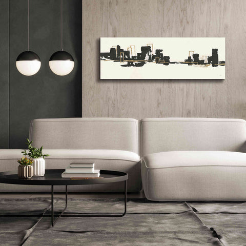 Image of 'Gilded City II' by Chris Paschke, Giclee Canvas Wall Art,60 x 20
