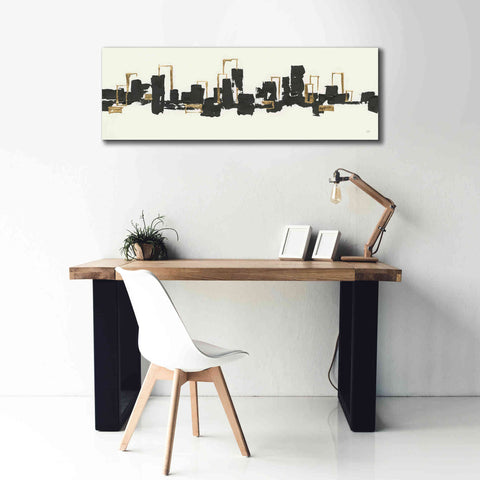 Image of 'Gilded City III' by Chris Paschke, Giclee Canvas Wall Art,60 x 20