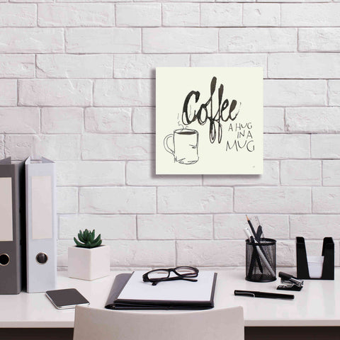 Image of 'Coffee Sayings V' by Chris Paschke, Giclee Canvas Wall Art,12 x 12