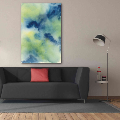 Image of 'Indigo Flow I' by Chris Paschke, Giclee Canvas Wall Art,40 x 60