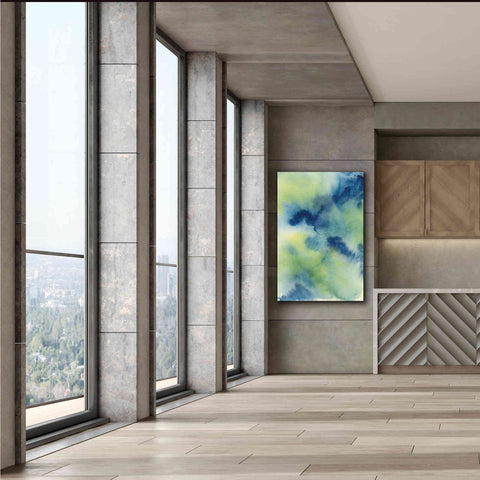 Image of 'Indigo Flow I' by Chris Paschke, Giclee Canvas Wall Art,40 x 60