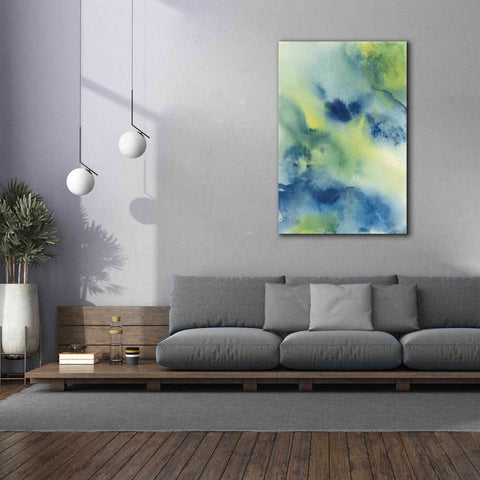 Image of 'Indigo Flow II' by Chris Paschke, Giclee Canvas Wall Art,40 x 60