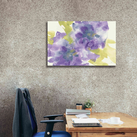 Image of 'VIolet And Gray I' by Chris Paschke, Giclee Canvas Wall Art,40 x 26