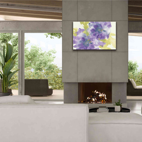 Image of 'VIolet And Gray I' by Chris Paschke, Giclee Canvas Wall Art,40 x 26