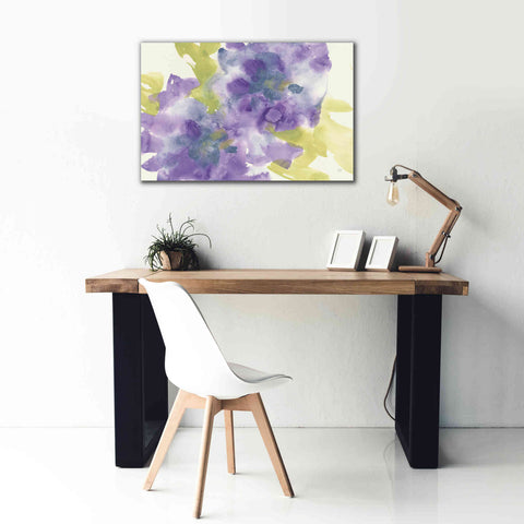 Image of 'VIolet And Gray I' by Chris Paschke, Giclee Canvas Wall Art,40 x 26