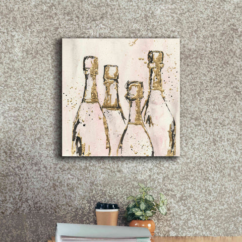 Image of 'Champagne Is Grand I' by Chris Paschke, Giclee Canvas Wall Art,18 x 18