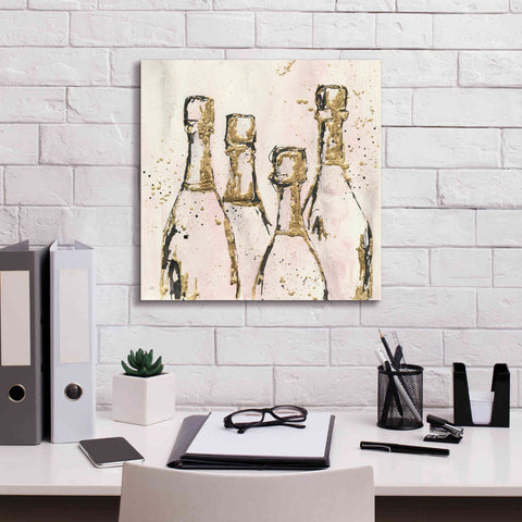 Image of 'Champagne Is Grand I' by Chris Paschke, Giclee Canvas Wall Art,18 x 18
