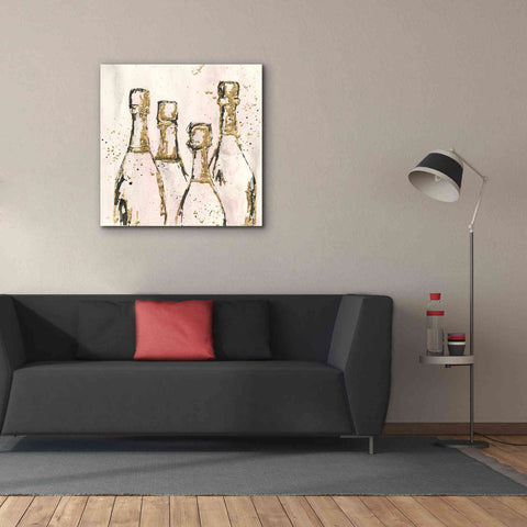 Image of 'Champagne Is Grand I' by Chris Paschke, Giclee Canvas Wall Art,37 x 37