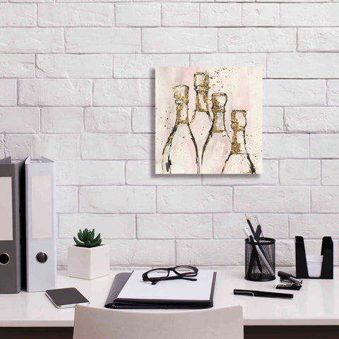 Image of 'Champagne Is Grand II' by Chris Paschke, Giclee Canvas Wall Art,12 x 12