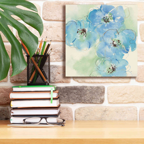 Image of 'Japanese Quince I' by Chris Paschke, Giclee Canvas Wall Art,12 x 12