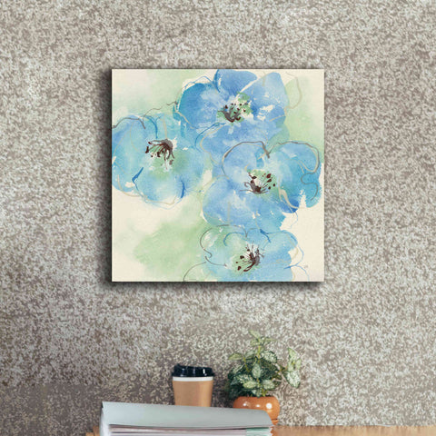 Image of 'Japanese Quince I' by Chris Paschke, Giclee Canvas Wall Art,18 x 18