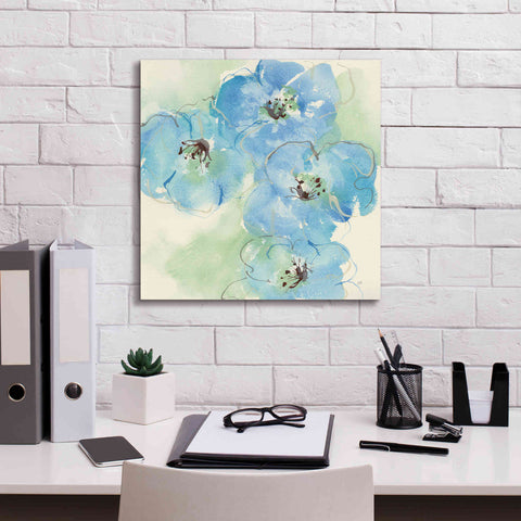 Image of 'Japanese Quince I' by Chris Paschke, Giclee Canvas Wall Art,18 x 18