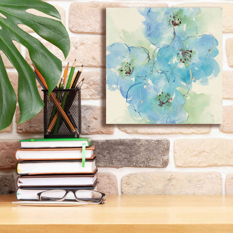 Image of 'Japanese Quince II' by Chris Paschke, Giclee Canvas Wall Art,12 x 12