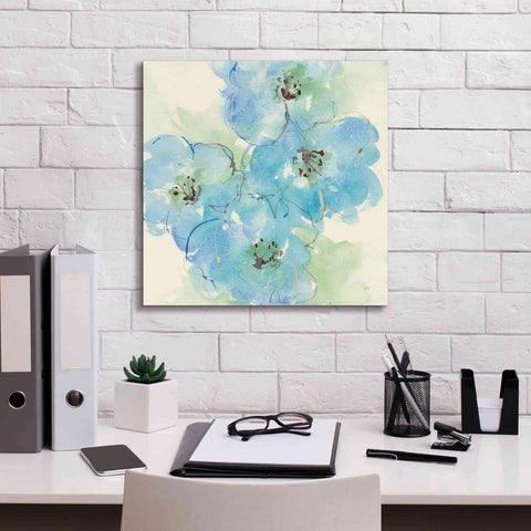 Image of 'Japanese Quince II' by Chris Paschke, Giclee Canvas Wall Art,18 x 18