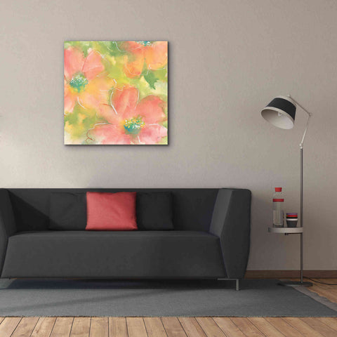 Image of 'Summer Cosmos I' by Chris Paschke, Giclee Canvas Wall Art,37 x 37