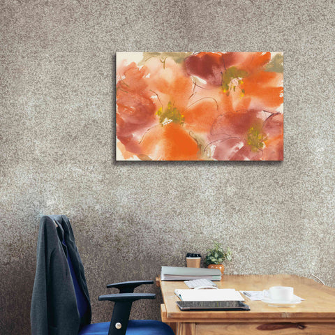 Image of 'Tribal Lilies I' by Chris Paschke, Giclee Canvas Wall Art,40 x 26