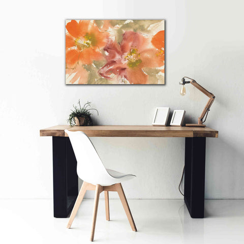 Image of 'Tribal Lilies II' by Chris Paschke, Giclee Canvas Wall Art,40 x 26