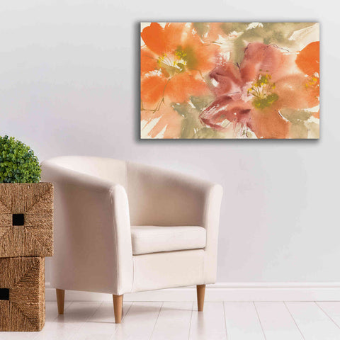 Image of 'Tribal Lilies II' by Chris Paschke, Giclee Canvas Wall Art,40 x 26