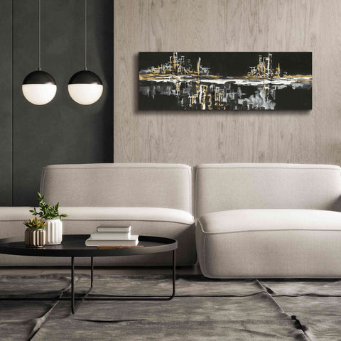Image of 'Urban Gold I' by Chris Paschke, Giclee Canvas Wall Art,60 x 20