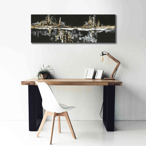 Image of 'Urban Gold I' by Chris Paschke, Giclee Canvas Wall Art,60 x 20