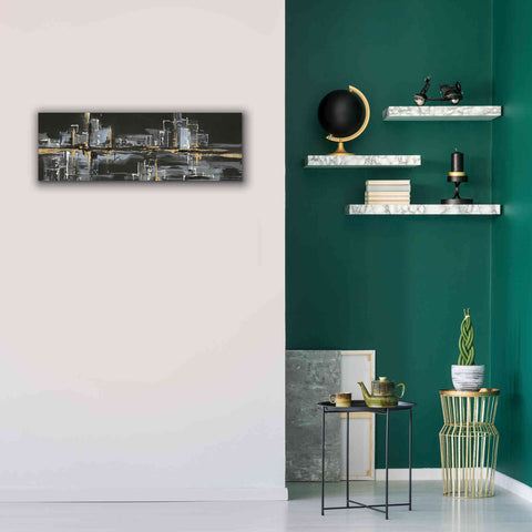Image of 'Urban Gold II' by Chris Paschke, Giclee Canvas Wall Art,36 x 12