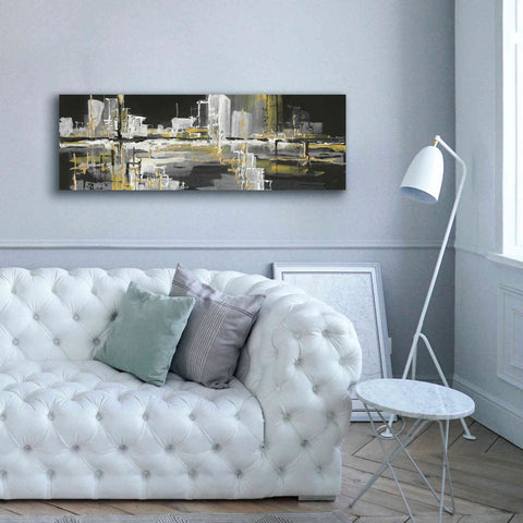 Image of 'Urban Gold III' by Chris Paschke, Giclee Canvas Wall Art,60 x 20