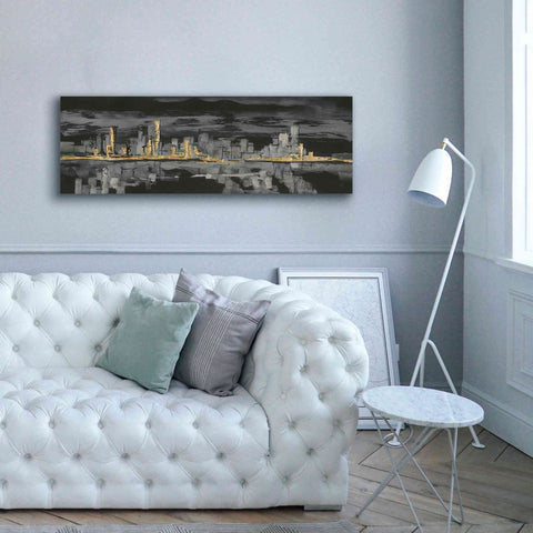 Image of 'Urban Gold IV' by Chris Paschke, Giclee Canvas Wall Art,60 x 20