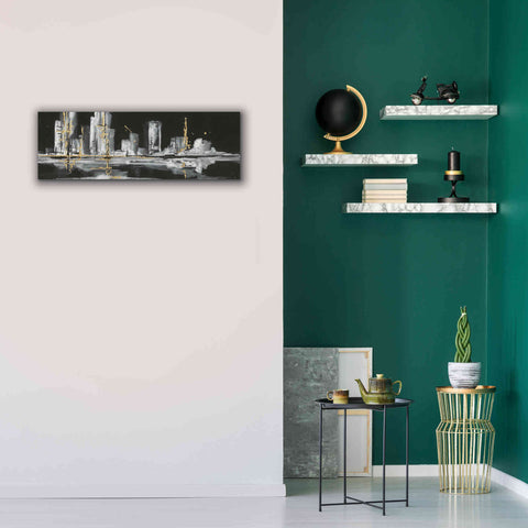 Image of 'Urban Gold V' by Chris Paschke, Giclee Canvas Wall Art,36 x 12