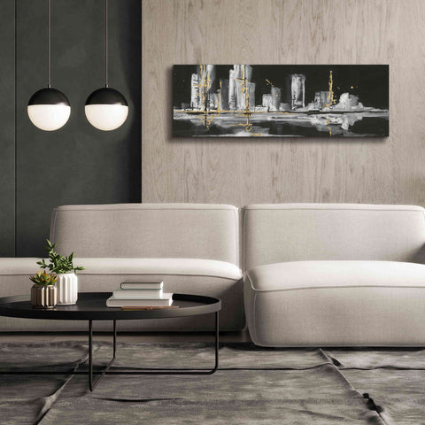 Image of 'Urban Gold V' by Chris Paschke, Giclee Canvas Wall Art,60 x 20