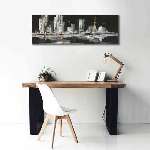 Image of 'Urban Gold V' by Chris Paschke, Giclee Canvas Wall Art,60 x 20